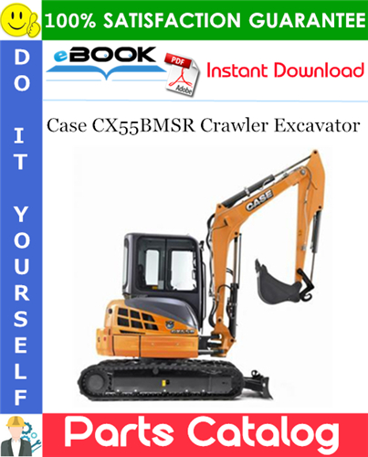 Thumbnail ☆☆ Best ☆☆ Case CX55BMSR Crawler Excavator Parts Catalog Manual