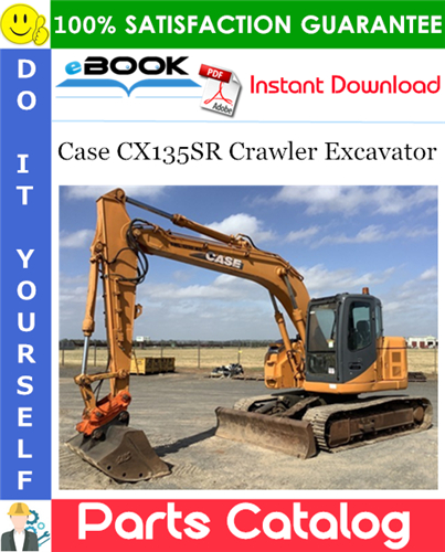Thumbnail ☆☆ Best ☆☆ Case CX135SR Crawler Excavator Parts Catalog Manual