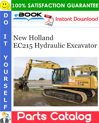 Thumbnail ☆☆ Best ☆☆ New Holland EC215 Hydraulic Excavator Parts Catalog Manual
