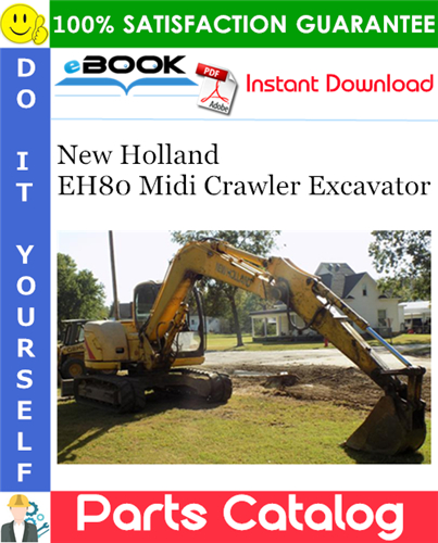 Thumbnail ☆☆ Best ☆☆ New Holland EH80 Midi Crawler Excavator Parts Catalog Manual Thumbnail ☆☆ Best ☆☆ New Holland EH80 Midi Crawler Excavator Parts Catalog Manual