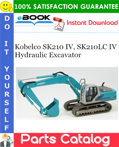 Thumbnail ☆☆ Best ☆☆ Kobelco SK210 IV, SK210LC IV Hydraulic Excavator Parts Catalog Manual