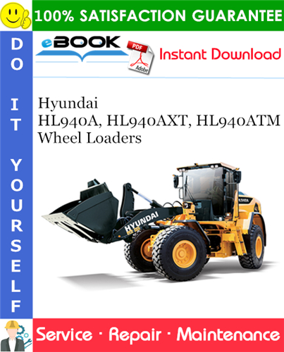 Thumbnail ☆☆ Best ☆☆ Hyundai HL940A, HL940AXT, HL940ATM Wheel Loaders Service Repair Manual