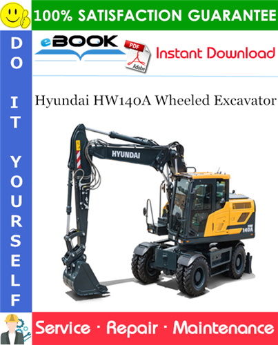 Thumbnail ☆☆ Best ☆☆ Hyundai HW140A Wheeled Excavator Service Repair Manual