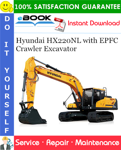 Thumbnail ☆☆ Best ☆☆ Hyundai HX220NL with EPFC Crawler Excavator Service Repair Manual