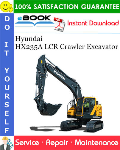 Thumbnail ☆☆ Best ☆☆ Hyundai HX235A LCR Crawler Excavator Service Repair Manual