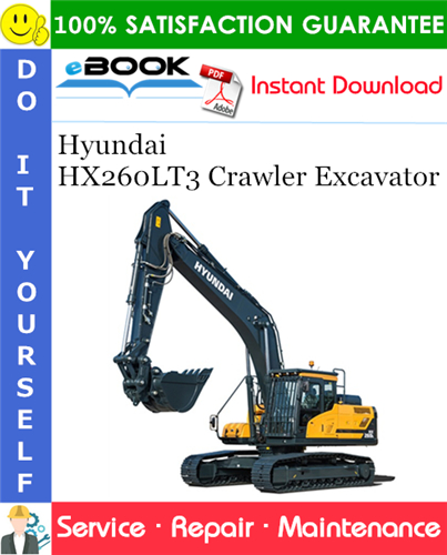 Thumbnail ☆☆ Best ☆☆ Hyundai HX260LT3 Crawler Excavator Service Repair Manual