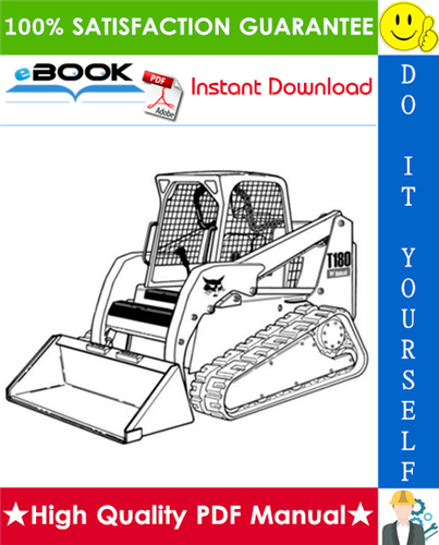 Thumbnail ☆☆ Best ☆☆ Bobcat T180 Compact Track Loader Wiring/Hydraulic/Hydrostatic Schematic