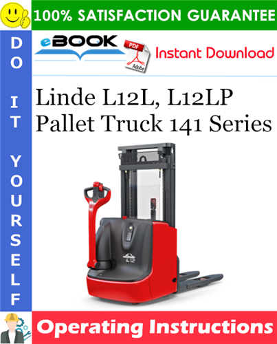 Thumbnail ☆☆ Best ☆☆ Linde L12L, L12LP Pallet Truck 141 Series Operating Instructions
