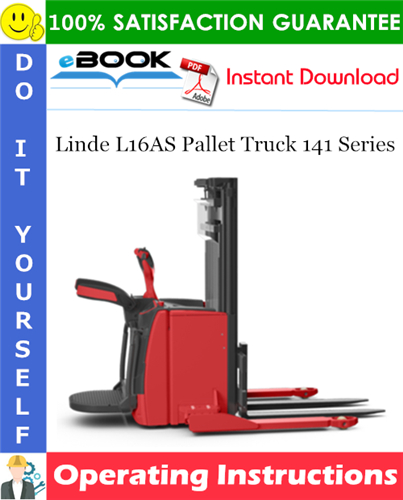 Thumbnail ☆☆ Best ☆☆ Linde L16AS Pallet Truck 141 Series Operating Instructions