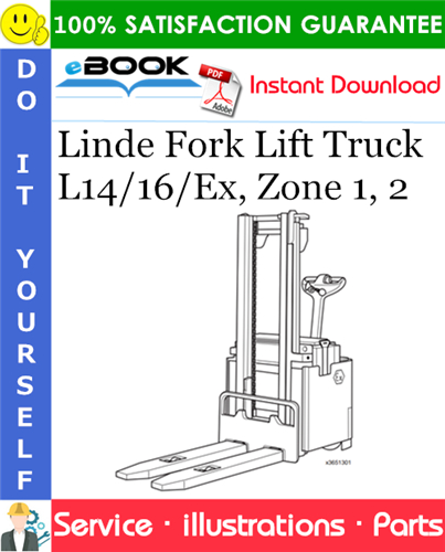 Thumbnail ☆☆ Best ☆☆ Linde Fork Lift Truck L14/16/Ex, Zone 1, 2 Parts Manual