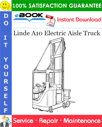 Thumbnail ☆☆ Best ☆☆ Linde A10 Electric Aisle Truck Service Repair Manual