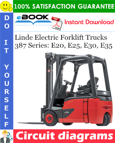 Thumbnail ☆☆ Best ☆☆ Linde Electric Forklift Trucks 387 Series: E20, E25, E30, E35 Circuit diagrams