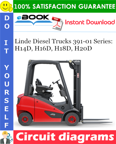 Thumbnail ☆☆ Best ☆☆ Linde Diesel Trucks 391-01 Series: H14D, H16D, H18D, H20D Circuit diagrams