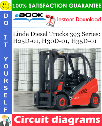 Thumbnail ☆☆ Best ☆☆ Linde Diesel Trucks 393 Series: H25D-01, H30D-01, H35D-01 Circuit diagrams