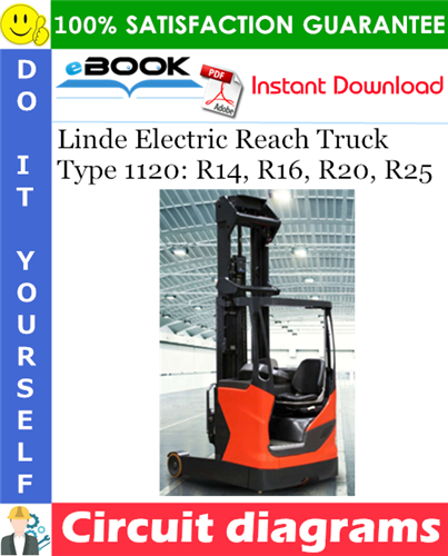 Thumbnail ☆☆ Best ☆☆ Linde Electric Reach Truck 1120 Series: R14, R16, R20, R25 Circuit diagrams