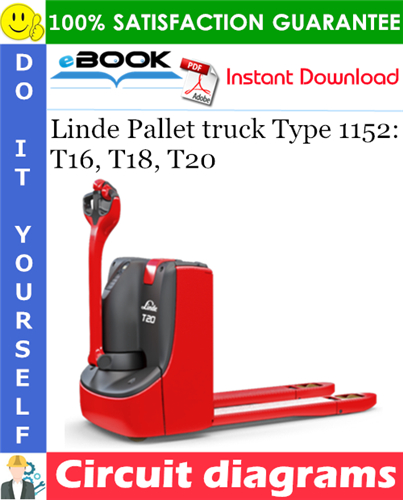 Thumbnail ☆☆ Best ☆☆ Linde Pallet truck Type 1152: T16, T18, T20 Circuit diagrams