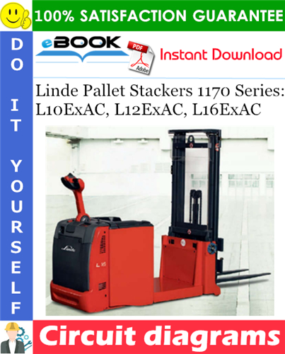 Thumbnail ☆☆ Best ☆☆ Linde Pallet Stackers 1170 Series: L10ExAC, L12ExAC, L16ExAC Circuit diagrams