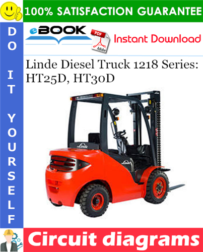 Thumbnail ☆☆ Best ☆☆ Linde Diesel Truck 1218 Series: HT25D, HT30D Circuit diagrams