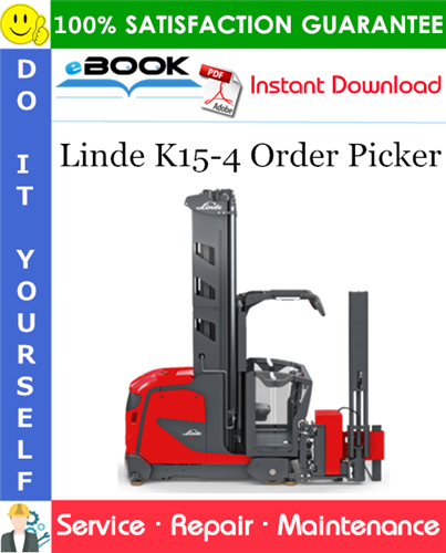 Thumbnail ☆☆ Best ☆☆ Linde K15-4 Order Picker Service Repair Manual