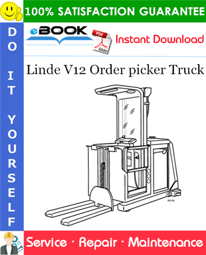Thumbnail ☆☆ Best ☆☆ Linde V12 Order picker Truck Service Repair Manual