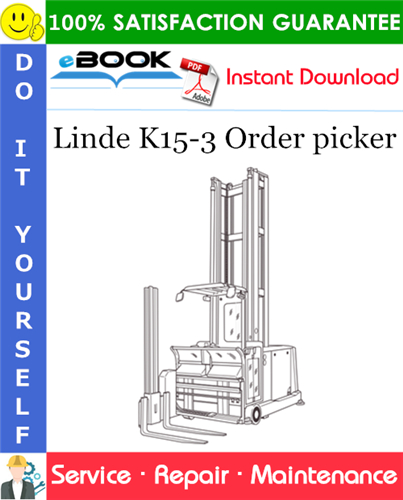 Thumbnail ☆☆ Best ☆☆ Linde K15-3 Order picker Service Repair Manual