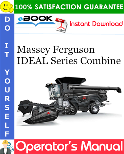 Thumbnail ☆☆ Best ☆☆ Massey Ferguson IDEAL Series Combine Operators Manual