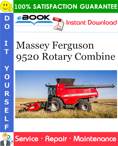 Thumbnail ☆☆ Best ☆☆ Massey Ferguson 9520 Rotary Combine Service Repair Manual