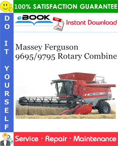 Thumbnail ☆☆ Best ☆☆ Massey Ferguson 9695/9795 Rotary Combine Service Repair Manual