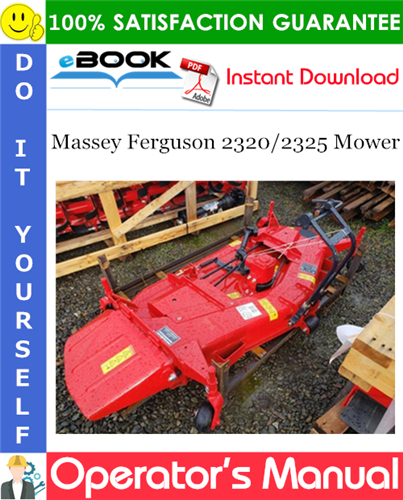 Thumbnail ☆☆ Best ☆☆ Massey Ferguson 2320/2325 Mower Operators Manual