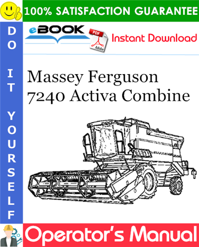 Thumbnail ☆☆ Best ☆☆ Massey Ferguson 7240 Activa Combine Operators Manual