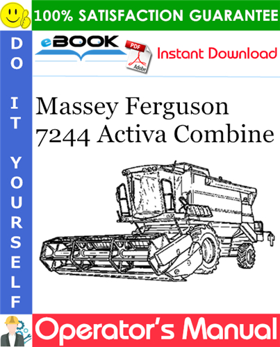 Thumbnail ☆☆ Best ☆☆ Massey Ferguson 7244 Activa Combine Operators Manual