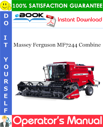Thumbnail ☆☆ Best ☆☆ Massey Ferguson MF7244 Combine Operators Manual