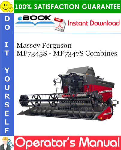 Thumbnail ☆☆ Best ☆☆ Massey Ferguson MF7345S - MF7347S Combines Operators Manual #2
