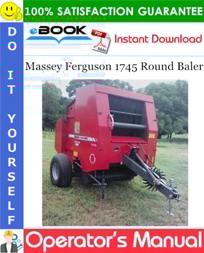Thumbnail ☆☆ Best ☆☆ Massey Ferguson 1745 Round Baler Operators Manual
