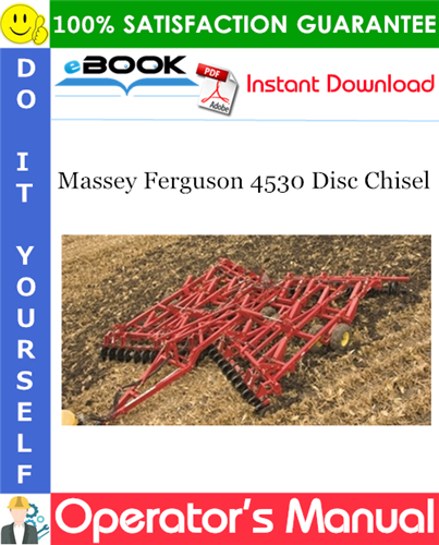 Thumbnail ☆☆ Best ☆☆ Massey Ferguson 4530 Disc Chisel Operators Manual
