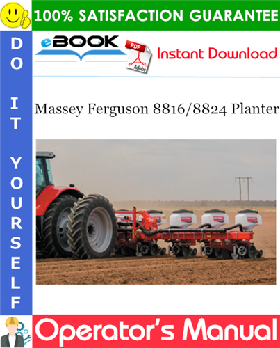 Thumbnail ☆☆ Best ☆☆ Massey Ferguson 8816/8824 Planter Operators Manual