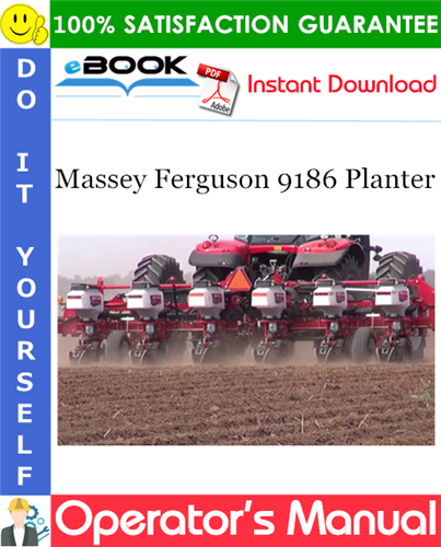 Thumbnail ☆☆ Best ☆☆ Massey Ferguson 9186 Planter Operators Manual