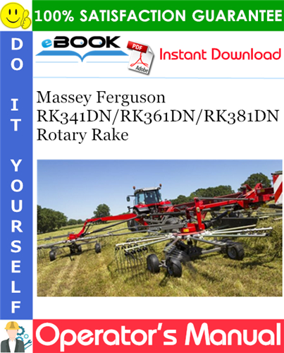 Thumbnail ☆☆ Best ☆☆ Massey Ferguson RK341DN/RK361DN/RK381DN Rotary Rake Operators Manual Thumbnail ☆☆ Best ☆☆ Massey Ferguson RK341DN/RK361DN/RK381DN Rotary Rake Operators Manual