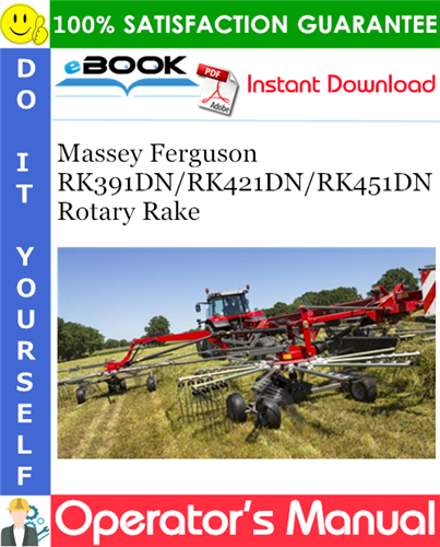 Thumbnail ☆☆ Best ☆☆ Massey Ferguson RK391DN/RK421DN/RK451DN Rotary Rake Operators Manual Thumbnail ☆☆ Best ☆☆ Massey Ferguson RK391DN/RK421DN/RK451DN Rotary Rake Operators Manual