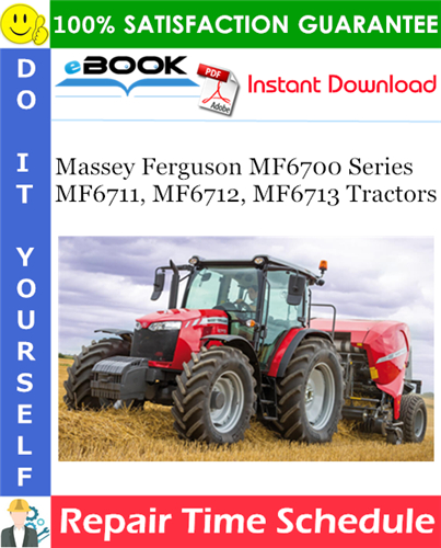 Thumbnail ☆☆ Best ☆☆ Massey Ferguson MF6700 Series MF6711, MF6712, MF6713 Tractors Repair Time Schedule Manual Thumbnail ☆☆ Best ☆☆ Massey Ferguson MF6700 Series MF6711, MF6712, MF6713 Tractors Repair Time Schedule Manual