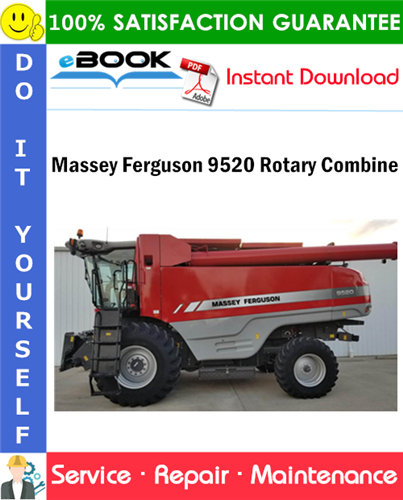 Thumbnail ☆☆ Best ☆☆ Massey Ferguson 9520 Rotary Combine Service Repair Manual