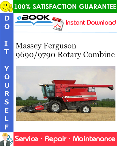 Thumbnail ☆☆ Best ☆☆ Massey Ferguson 9690/9790 Rotary Combine Service Repair Manual
