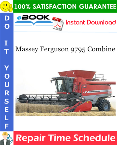 Thumbnail ☆☆ Best ☆☆ Massey Ferguson 9795 Combine Repair Time Schedule Manual