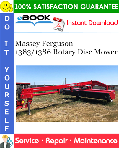 Thumbnail ☆☆ Best ☆☆ Massey Ferguson 1383/1386 Rotary Disc Mower Service Repair Manual