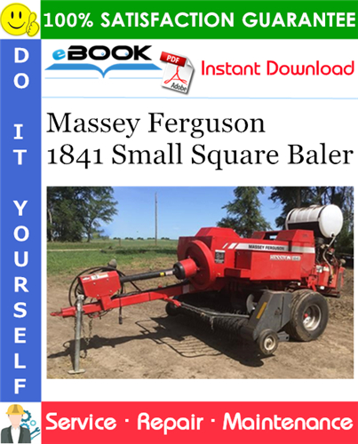 Thumbnail ☆☆ Best ☆☆ Massey Ferguson 1841 Small Square Baler Service Repair Manual Thumbnail ☆☆ Best ☆☆ Massey Ferguson 1841 Small Square Baler Service Repair Manual