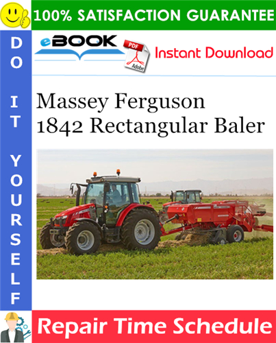 Thumbnail ☆☆ Best ☆☆ Massey Ferguson 1842 Rectangular Baler Repair Time Schedule Manual