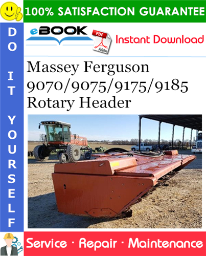 Thumbnail ☆☆ Best ☆☆ Massey Ferguson 9070/9075/9175/9185 Rotary Header Service Repair Manual Thumbnail ☆☆ Best ☆☆ Massey Ferguson 9070/9075/9175/9185 Rotary Header Service Repair Manual