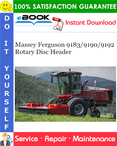 Thumbnail ☆☆ Best ☆☆ Massey Ferguson 9183/9190/9192 Rotary Disc Header Service Repair Manual Thumbnail ☆☆ Best ☆☆ Massey Ferguson 9183/9190/9192 Rotary Disc Header Service Repair Manual