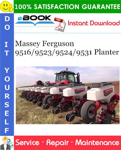 Thumbnail ☆☆ Best ☆☆ Massey Ferguson 9516/9523/9524/9531 Planter Service Repair Manual Thumbnail ☆☆ Best ☆☆ Massey Ferguson 9516/9523/9524/9531 Planter Service Repair Manual