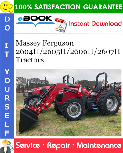 Thumbnail ☆☆ Best ☆☆ Massey Ferguson 2604H/2605H/2606H/2607H Tractors Service Repair Manual